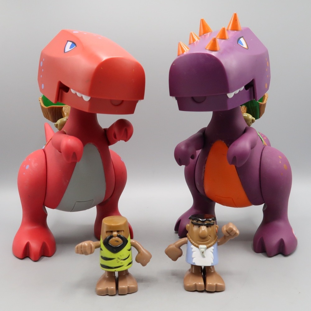Lot of Little Tikes BC Builders 2‎ Cave Man Dinosaur Toy  Action Figure
